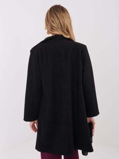 Camelowy Elegancki Płaszcz Przejściowy z Kieszeniami IT-PL-20238.23