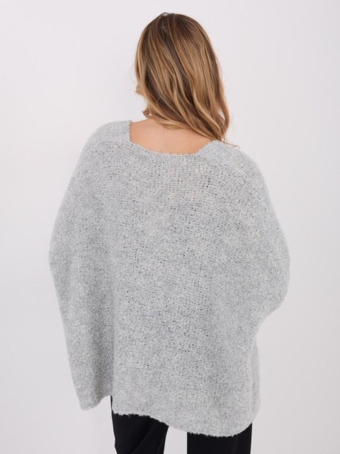 Sweter Boucle z Ozdobnymi Guzikami CH-SW-72981.05P