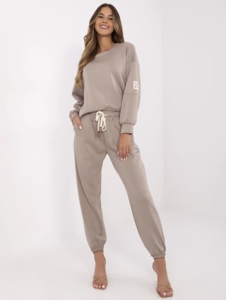 Komplet damski z bluzą i joggerami masełko MI-KMPL-M5879.86