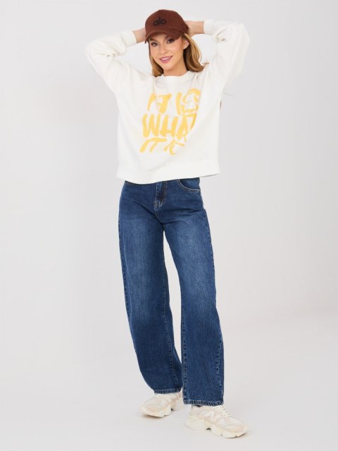 Ecru bluza damska masełko