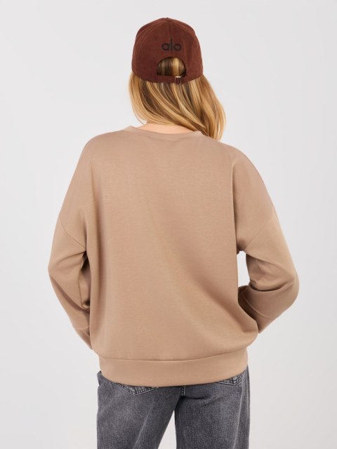 Ciemnobeżowa bluza damska masełko