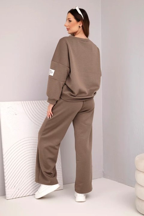 Komplet damski masełko bluza + spodnie fango