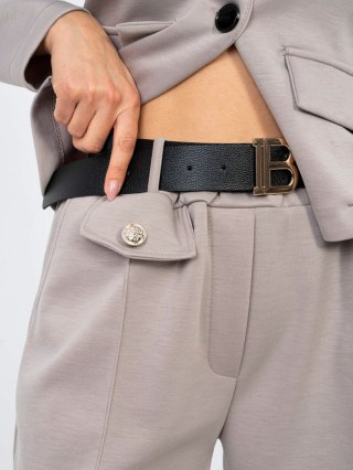 Spodnie joggersy masełko z ozdobnymi guzikami IT-SP-10006.76