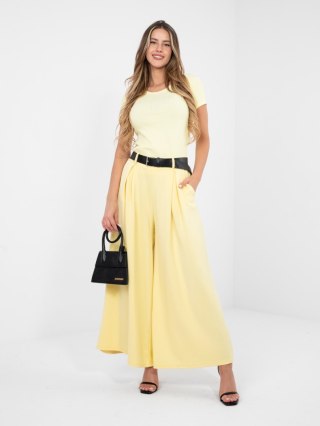 Spodnie masełko z serokimi nogawkami IT-SP-17872.29