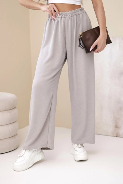 Spodnie z szeroką nogawką fango