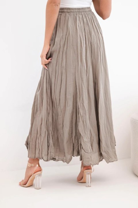 Spódnica damska maxi bawełniana z gumką w pasie fango