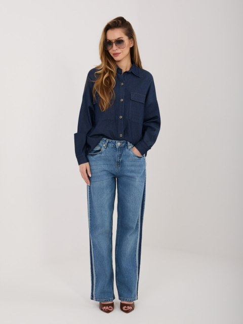 Spodnie D85084BL62589M324