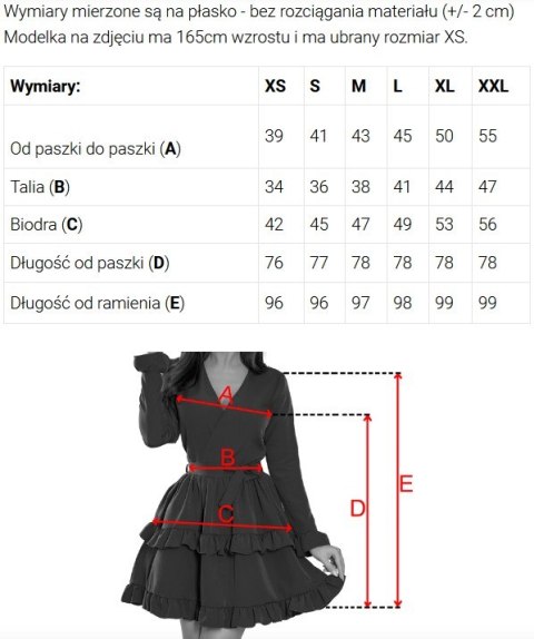 479-6 NINA sukienka z kopertowym dekoltem, rękawkiem i paskiem - BŁĘKITNA - S