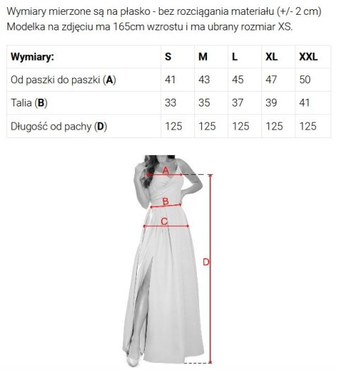 299-17 CHIARA elegancka maxi długa suknia na ramiączkach - CHABROWA Z BROKATEM - M