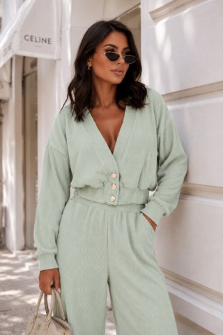 Komplet MEGGI sztruks - Matcha - M/L