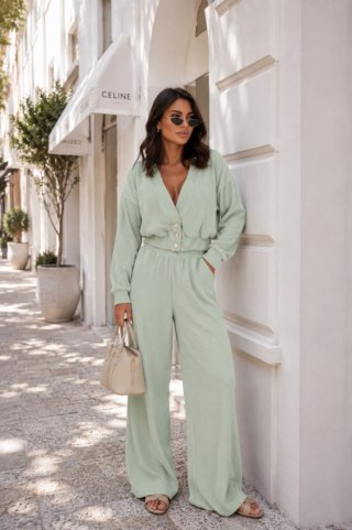 Komplet MEGGI sztruks - Matcha - XS/S