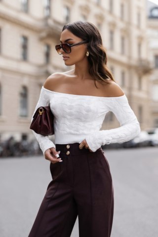 Spodnie FERN - Brąz - S