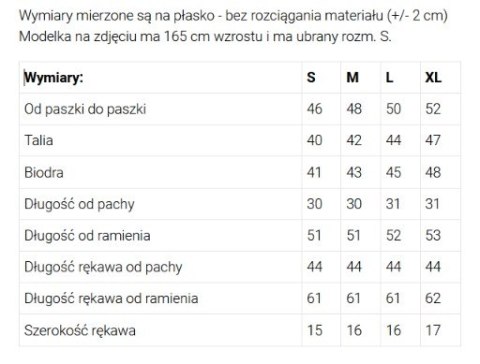 481-4 Zamszowa ramoneska z długim rękawkiem i zamkami - jasny beż - L