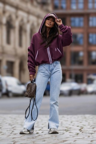 Bluza polarowa SNUG - Śliwka - UNI