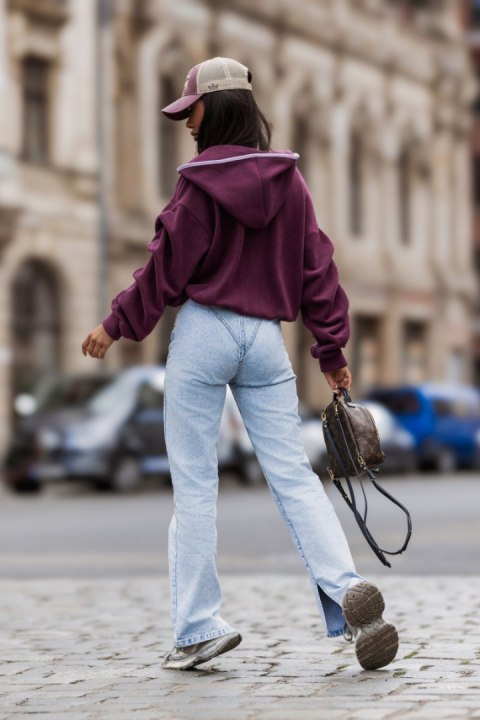 Bluza polarowa SNUG - Śliwka - UNI