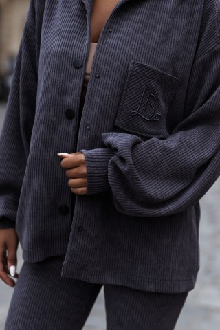 Komplet BLAIR sztruks - Grafit - XS/S
