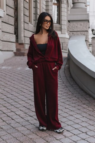 Komplet BROOKLYN - Bordo - M/L