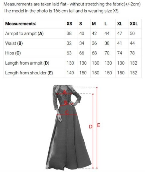 694-4 MIRELLA Elegancka rozkloszowana sukienka maxi z cekinowymi rękawkami - granatowa - M