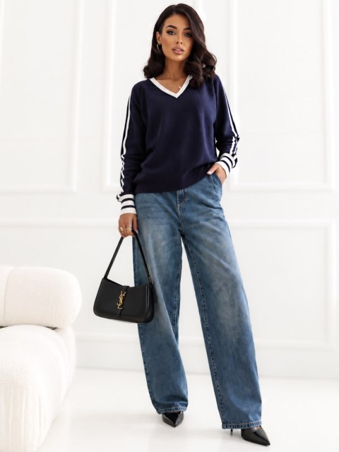 Spodnie jeans D80044AH62683D320