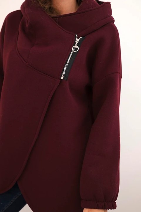 Bluza  z asymetrycznym zamkiem