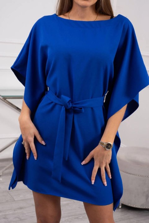 Sukienka nietoperz Oversize chabrowa